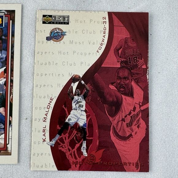 Karl Malone 12 Card Lot NM With 2004 Upper Deck Authentic SP 1993 Fanimation - Picture 5 of 13